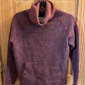 Duckworth Women's Burgundy Cowl Neck Sweater